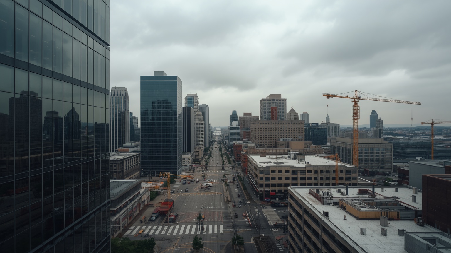 A vast commercial real estate landscape